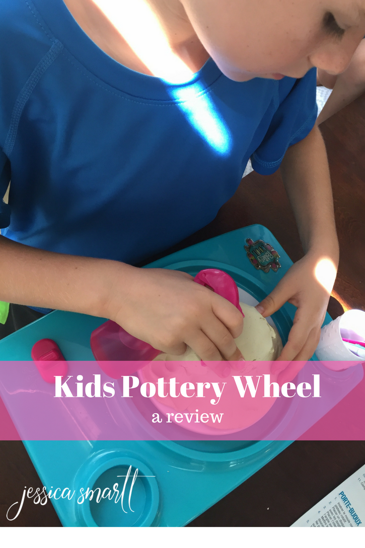 When I got the chance to review Pottery Cool spinning wheel with my kids, I jumped at the chance, because I knew my boys would love it.