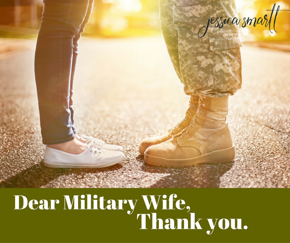 My longtime friend Krista is a military wife! Her story is a testament to all of us that God is with us no matter what our lives are like! Thank you to all of the military wives out there!