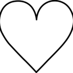 black-and-white-heart