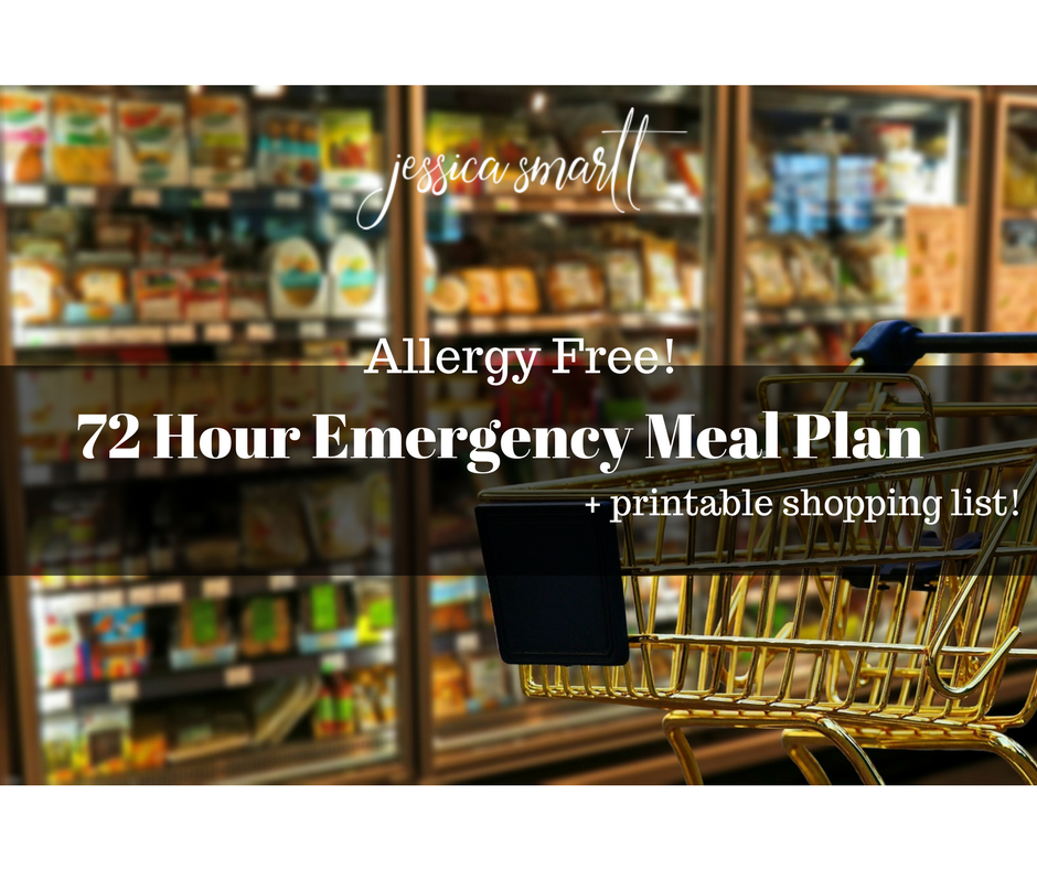 72 Hour Emergency Meal Plan